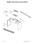 Diagram for 06 - Cabinet And Installation Parts