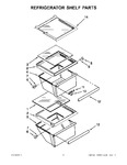 Diagram for 03 - Refrigerator Shelf Parts