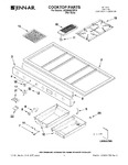 Diagram for 01 - Cooktop Parts