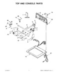 Diagram for 01 - Top And Console Parts