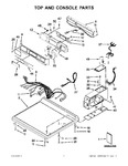 Diagram for 01 - Top And Console Parts