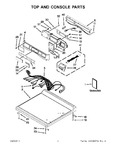 Diagram for 01 - Top And Console Parts