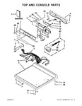 Diagram for 01 - Top And Console Parts