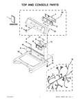 Diagram for 01 - Top And Console Parts