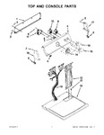 Diagram for 01 - Top And Console Parts