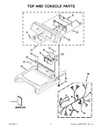 Diagram for 01 - Top And Console Parts