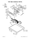 Diagram for 01 - Top And Console Parts