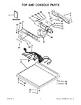 Diagram for 01 - Top And Console Parts