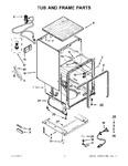 Diagram for 05 - Tub And Frame Parts