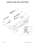 Diagram for 02 - Control Panel And Latch Parts