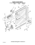 Diagram for 03 - Inner Door Parts