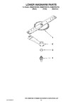 Diagram for 11 - Lower Washarm Parts