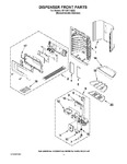 Diagram for 08 - Dispenser Front Parts