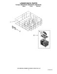 Diagram for 10 - Lower Rack Parts