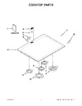 Diagram for 02 - Cooktop Parts