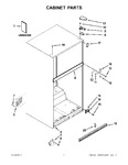 Diagram for 01 - Cabinet Parts