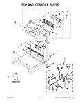 Diagram for 01 - Top And Console Parts