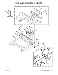 Diagram for 01 - Top And Console Parts