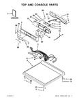 Diagram for 01 - Top And Console Parts