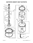 Diagram for 11 - Agitator, Basket And Tub Parts