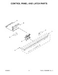 Diagram for 03 - Control Panel And Latch Parts