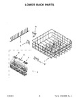 Diagram for 11 - Lower Rack Parts