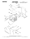 Diagram for 01 - Oven Parts