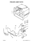 Diagram for 03 - Freezer Liner Parts