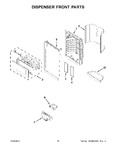 Diagram for 09 - Dispenser Front Parts