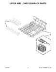 Diagram for 05 - Upper And Lower Dishrack Parts