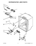 Diagram for 04 - Refrigerator Liner Parts