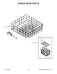 Diagram for 11 - Lower Rack Parts