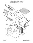 Diagram for 04 - Upper Drawer Parts