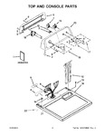 Diagram for 02 - Top And Console Parts