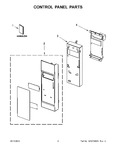 Diagram for 02 - Control Panel Parts