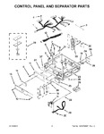 Diagram for 02 - Control Panel And Separator Parts