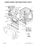 Diagram for 03 - Lower Cabinet And Front Panel Parts