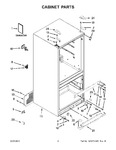 Diagram for 02 - Cabinet Parts