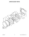 Diagram for 07 - Dryer Door Parts