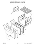 Diagram for 05 - Lower Drawer Parts