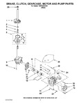 Diagram for 08 - Brake, Clutch, Gearcase, Motor And Pump Parts