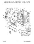 Diagram for 03 - Lower Cabinet And Front Panel Parts