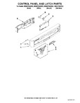 Diagram for 02 - Control Panel And Latch Parts