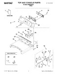 Diagram for 01 - Top And Console Parts