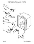 Diagram for 04 - Refrigerator Liner Parts