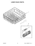 Diagram for 10 - Lower Rack Parts