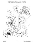 Diagram for 03 - Refrigerator Liner Parts