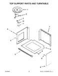 Diagram for 09 - Top Support Parts And Turntable