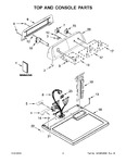 Diagram for 02 - Top And Console Parts