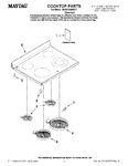 Diagram for 01 - Cooktop Parts